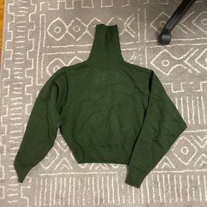 Zara Green Turtleneck Sweater NWOT